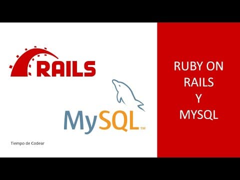 Crear Proyecto de Ruby on Rails y MySql